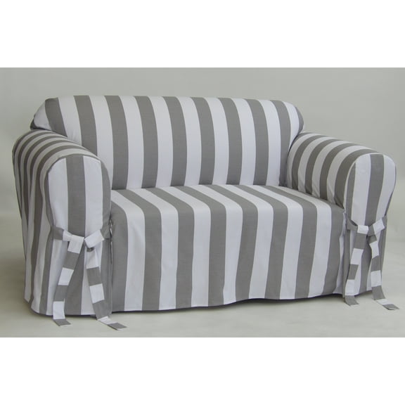 Classic Slipcovers  Cabana Stripe One Piece Sofa Slipcover