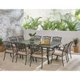 thumbnail image 6 of Hanover Traditions 11-Piece Outdoor Patio Dining Set with 60" x 84" Cast-Top Table and 10 Thick Foam Cushioned Chairs with Heavy-Duty Aluminum Frames | TRADDN11PC, 6 of 20