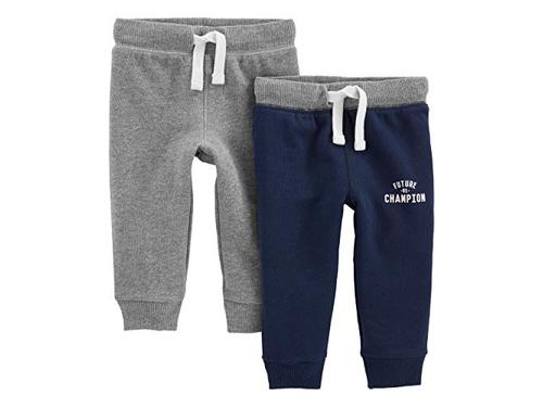 Simple Joys by Carters Baby and Toddler Boys 2-Pack Athletic Knit Jogger Pants