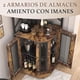 thumbnail image 5 of Muebles para Cocina, Gabinete para Vinos con Luces LED, Cantina Bar Mueble para Casa con Toma de Corriente, 5 Niveles Estante para Vinos y Copas, Gabinetes de Almacenamiento, 44*44*163cm (Marron), 5 of 9