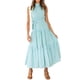 thumbnail image 1 of SAYOO Vestido de mujer, patrón de rayas, cuello halter, sin mangas, con lazo en la cintura, falda de una pieza para mujer SAYOO Casual, 1 of 9