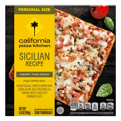 California Pizza Kitchen Sicilian Personal Pizza 5.9 oz. Box (Pack of 10)