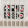 thumbnail image 3 of Genius Babies Large Baby Crib Mirror with High-Contrast Images, Safe Rubber Frame, Velcro Attachment (11" x 16"), 3 of 8
