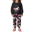 thumbnail image 4 of Byoo Toddler Girls Outfit Set Comfy Horse Graphic Crew Neck Top Pants 2 Piece Sleepwear Comfortable Loungewear for Kids, 4 of 5