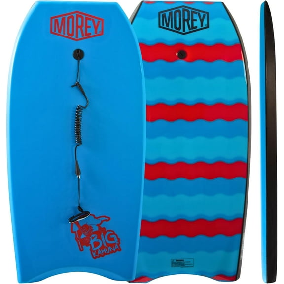 MOREY® Big Kahuna 44" The Original Bodyboard for Tall Riders. Body Board for Beach, Re-Engineered 2025 Model (Royal Blue)