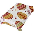 thumbnail image 7 of Coolnut Easter Eggs Flower Rectangle Tablecloth Spill-Proof Polyester Table Cloth Table Cover for Kitchen Dining Picnic Holiday Party Decoration, 54"x72", 7 of 7
