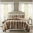 thumbnail image 5 of Cotton Bedding Set, King 4PC Faux Fur Comforter Set, Brown Comforter Set,Polyester Bed In A Bag, Household Supplies & Décor Bedding Bedding Sets King 4PC Faux Fur Comforter Set, 5 of 5