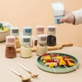 thumbnail image 1 of Quantitative Push-Type Pepper Shaker | 180ml Conical Condiment Bottle with Lid | 0.5 Gram Dispensing Control for Kitchen Seasonings, 1 of 5