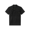 thumbnail image 3 of XUNZOO Unisex Chef Jacket Coat Food Service Uniform Shirt Tops Cooking Workwear for Men Women Black Short Sleeve XL, 3 of 5