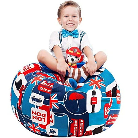 Stuffed Animal Storage Bean Bag Large Beanbag Chairs For Kids