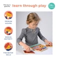 thumbnail image 4 of Mentari Toys - House Puzzle - 5pc Engaging Wooden Peg Puzzle for Toddlers - Learning Toy with Vibrant Illustrations - Improve Hand-Eye Coordination and Visual Perception - Age 2+, 4 of 8