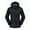 Black, variant on Women's 3 in 1 Ski Jacket, Waterproof Activewear Jacket Gray White,L