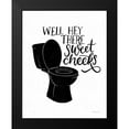 thumbnail image 2 of Thorns, Becky 12x14 Black Modern Framed Museum Art Print Titled - Bathroom Puns III Black, 2 of 5