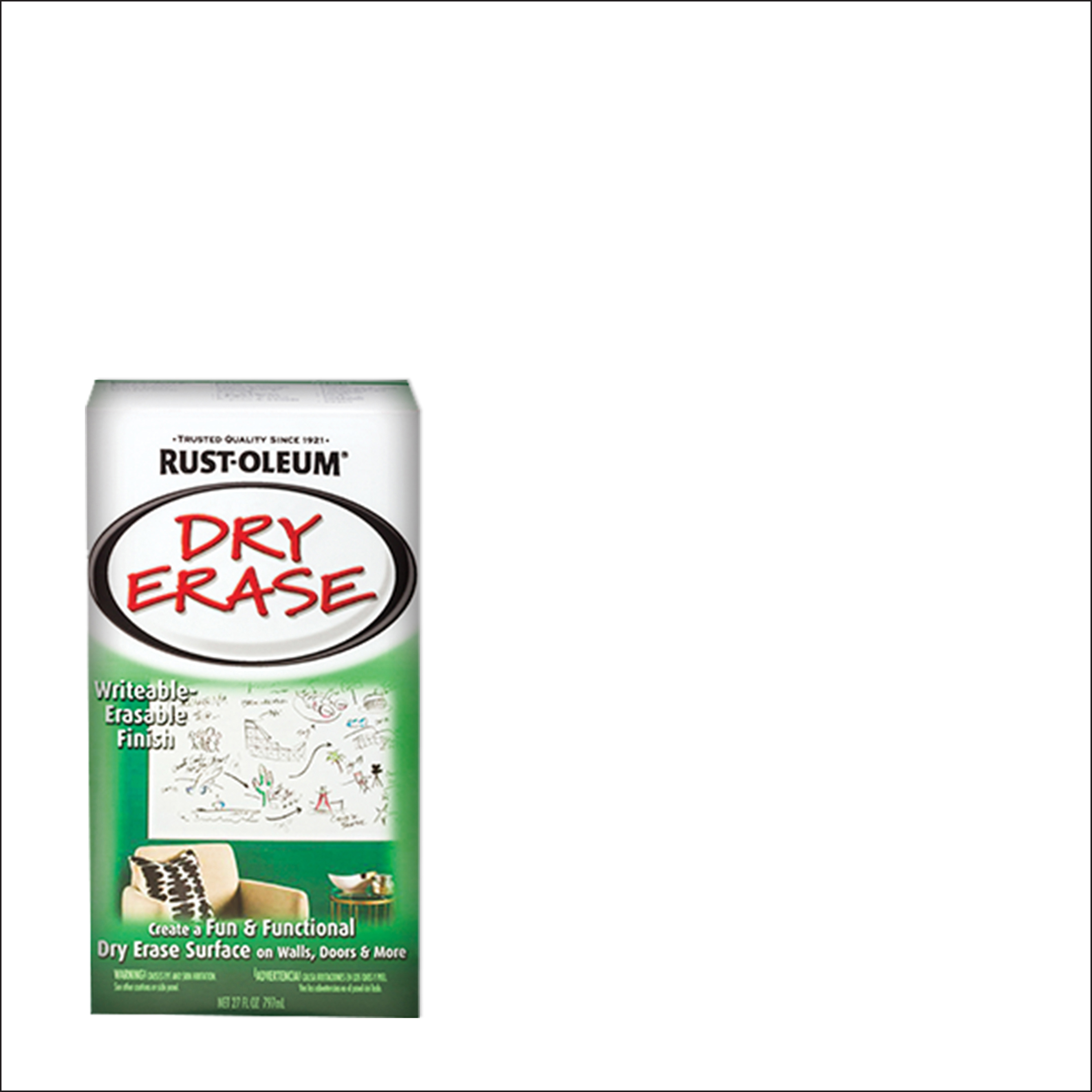 Clear, RustOleum Gloss Specialty Dry Erase Paint Kit, 2 Pack