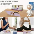 thumbnail image 6 of for Samsung Galaxy S23 Plus Case with Ring Holder Kickstand [with Magnetic] Soft TPU Shockproof Electroplated Protective Slim Phone Case for Galaxy S23+ Purple Astronaut, 6 of 11