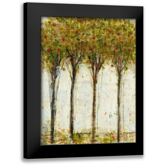 OToole, Tim 12x14 Black Modern Framed Museum Art Print Titled - Apple Orchard I