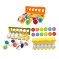 thumbnail image 1 of Juego de Huevos 36x Macarena Clasificador de Juguetes de Aprendizaje Rompecabezas, 1 of 8