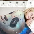 thumbnail image 3 of Orinice Panda Fleece Blanket Travel Nap Throws Plush Blanket Throw Fuzzy Super Soft Flannel Blankets for Couch, Bed, Sofa Warm and Cozy for All Seasons  50x60in, 3 of 6