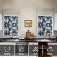 thumbnail image 4 of Farmhouse Wildflower Curtains 36 Inch Short - 3 Panel Vintage Country Set with Bohemian Floral Print, Rod Pocket Window Treatment for Spring Summer, 4 of 6