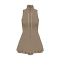 thumbnail image 1 of Vestido de tenis para mujer, ropa de gimnasia, vestido de bádminton para hacer yoga en casa, , trotar en la playa L, 1 of 8