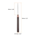 thumbnail image 2 of Aguja de coser manual, herramienta delgada para perforar cuero con mango de madera, roja, 2 of 7
