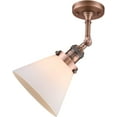 thumbnail image 2 of 1 Light Vintage Dimmable Led Semi-Flush Mount, 2 of 4