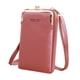 thumbnail image 5 of Bolso bandolera para teléfono Bolso bandolera para teléfono Bolso bandolera para mujer Bolso bandolera pequeño Rosa oscuro, 5 of 9