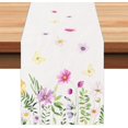 thumbnail image 1 of Luckyn Flowers Butterfly Spring Table Runner Kitchen Dining Table Decor 13x72 Inch, 1 of 7