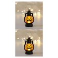 thumbnail image 2 of sweethay 2021 nueva Calabaza Calavera LED Pony Lantern Halloween Decoración Prop Holiday Bar Party Light LED Lámpara de aceite Prop B 2piezas sweethay CBP182574, 2 of 5