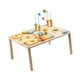 thumbnail image 5 of Mesa de juego de mesa de actividades de madera, aprendizaje temprano, 8 en 1 clasificador de forma de juguete sensorial para niños para niños regalos, 5 of 9