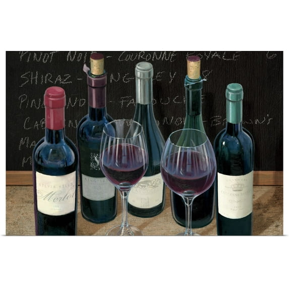 Great BIG Canvas | "Wine Spirit I" Art Print - 48x32