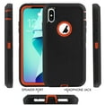 thumbnail image 2 of For Apple iPhone XR 10 Shockproof Protective Rugged Defender Case With FREE Screen Protector Orange, 2 of 5