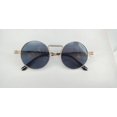 thumbnail image 1 of Gafas de sol estilo steampunk con espejo Prince, redondas, estilo retro, con resorte, con patas de metal y lados delgados, 1 of 3