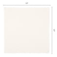 thumbnail image 6 of REGALWOVEN 12 Pack Cloth Napkins, Farmhouse Cotton Washable and Reusable Table Dinner Napkins for Restaurant, Weddings Beige 17x17inch, 6 of 6
