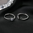 thumbnail image 2 of par de anillos de pareja con astas, anillos de apertura ajustable, regalo de San Valentín, 2 of 6