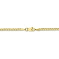 thumbnail image 3 of 10k 2.2mm Flat Beveled Curb Chain in 10k Yellow Gold, 3 of 3