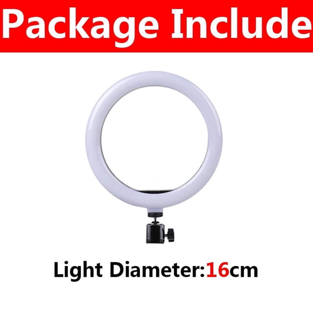 Lumière Vidéo 16/26/33cm Anneau Selfie LED Lumière Dimmable Anneau Rond Lampe de Remplissage pour Téléphone Diffusion en Continu Vidéo en Direct Studio LED Lumière de Remplissage