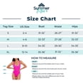 thumbnail image 4 of Women One-Piece Monokini Swimwear Push-up Padded Bikini Swimsuit Bathing Suit, 4 of 6
