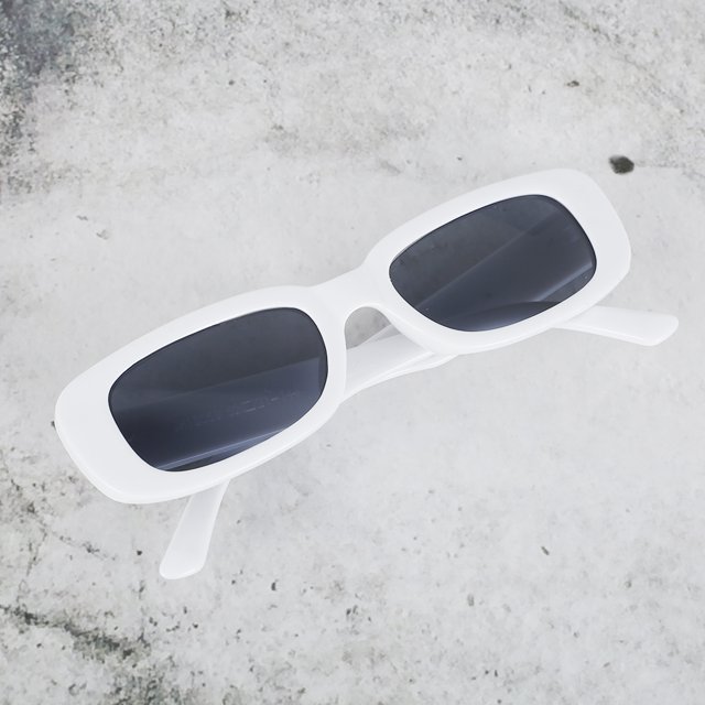 Muyoka Gafas de sol rectangulares Ojo de gato Retro Gafas de sol pequeñas Lente antideslumbrante a prueba de rayos ultravioleta Muyoka Hogar