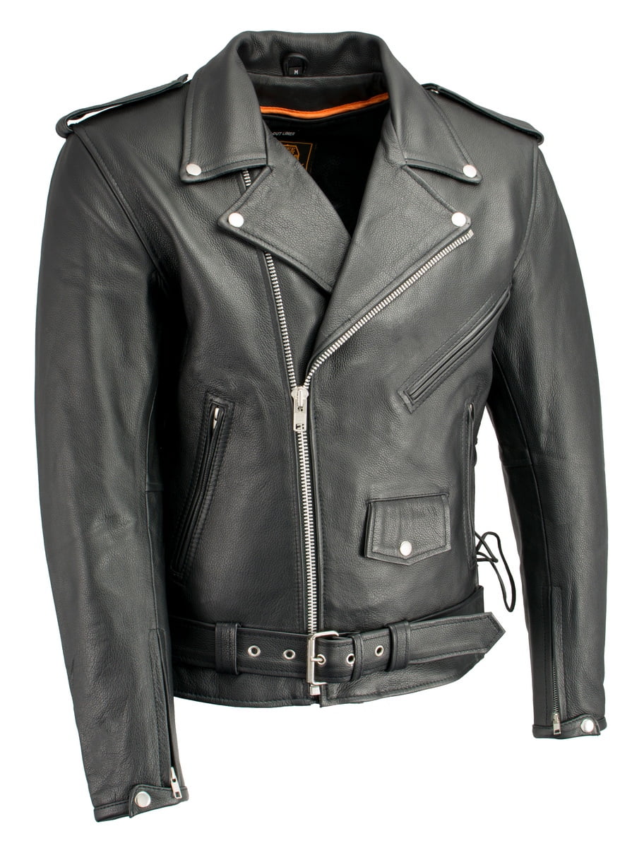 Milwaukee Leather Boys Youth Size Leather Side Lace Biker Vest-BLACK-20 Black, 20