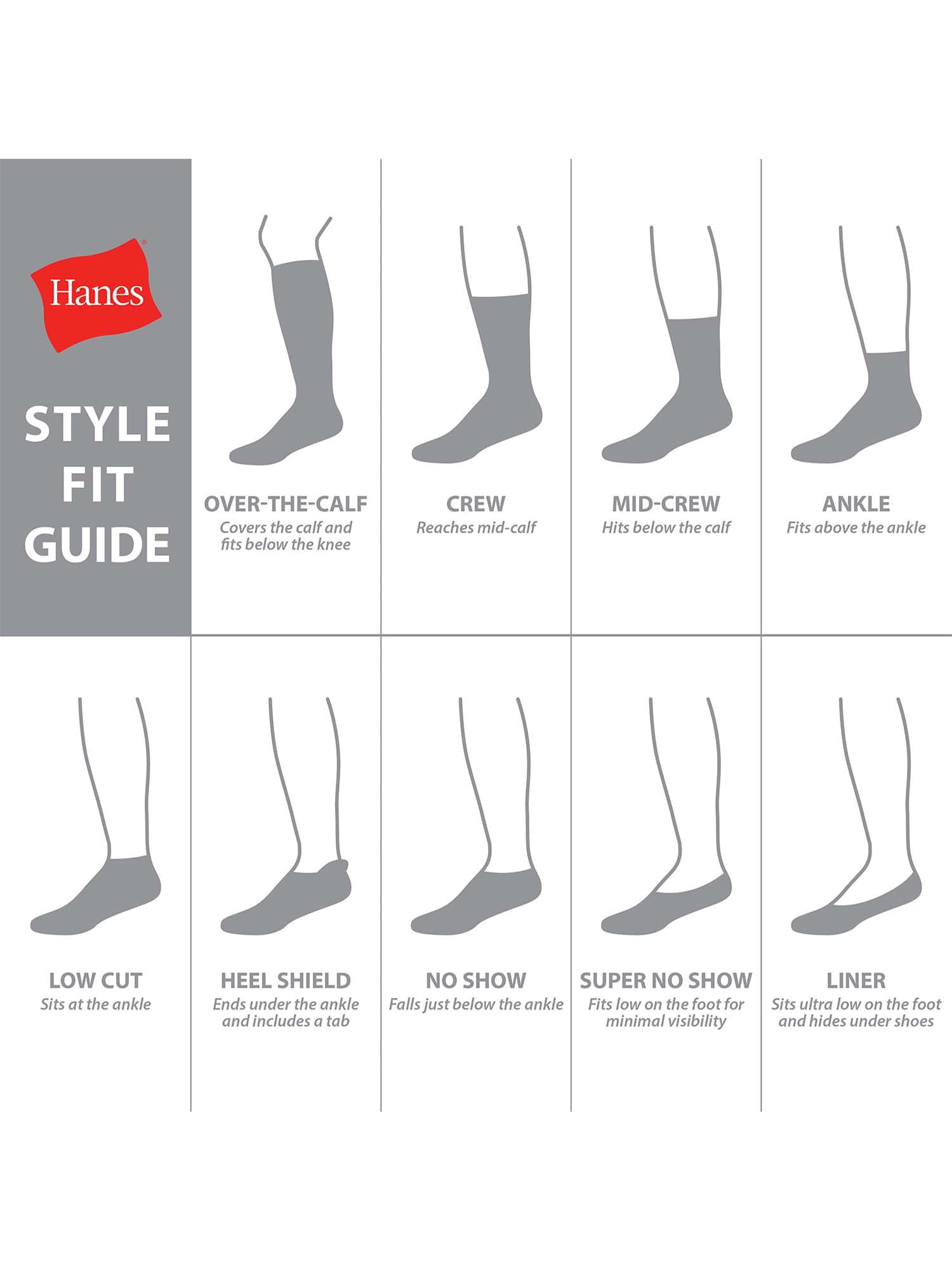 Hanes Originals Men's Moisture Wicking Crew Socks, 6-Pack
