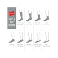 thumbnail image 5 of Hanes Originals Men's Moisture Wicking Crew Socks, 6-Pack, 5 of 7