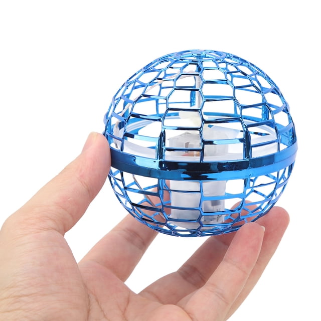 Flying Orb, Remote Control Improve Coordination Enclosed Propellers Flying Rotating Ball Lighting for Indoors for Adults