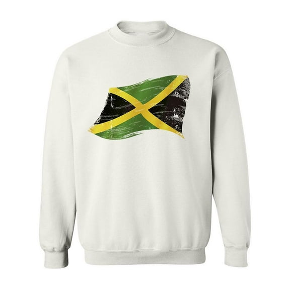 Flag Of Jamaica Sweatshirt Men -Image by Shutterstock, Male Medium