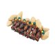 thumbnail image 1 of Campana de concha de fruta Dola, campana de muñeca de tambor africano, campanas de baile para niños, accesorios de instrumentos de percusión, 1 of 5