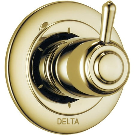 UPC 034449574631 product image for Delta 6-Setting 3-Port Diverter Trim in Polished Brass | upcitemdb.com