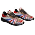 thumbnail image 6 of Patriotic Yorkshire Terrier Flowers 4th Of July Shoes Sneakers Black Size 8.5, 6 of 7