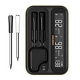 thumbnail image 5 of INKBIRD 5GHz & 2.4GHz WiFi Wireless Meat Thermometer with 2 Size-Coded Probes and Unlimited Range,Bluetooth 5.4 Thermometer with 360° Readable LCD-Enhanced Booster,Black, 5 of 13