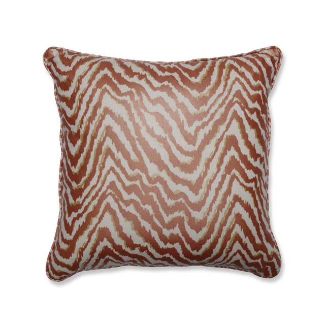 Pillow Perfect 623306 Intérieur Élégant Épice 18 Po Jeter Oreiller - Orange