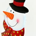 thumbnail image 3 of YUMBOR 10” x 34” Hand-Painted Metal Christmas Snowman Yard Signs, 3 of 6